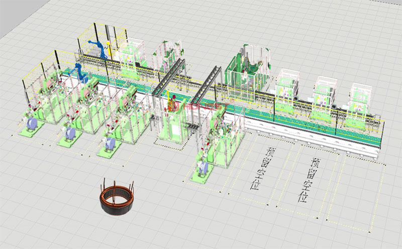 新能源汽车电机生产线